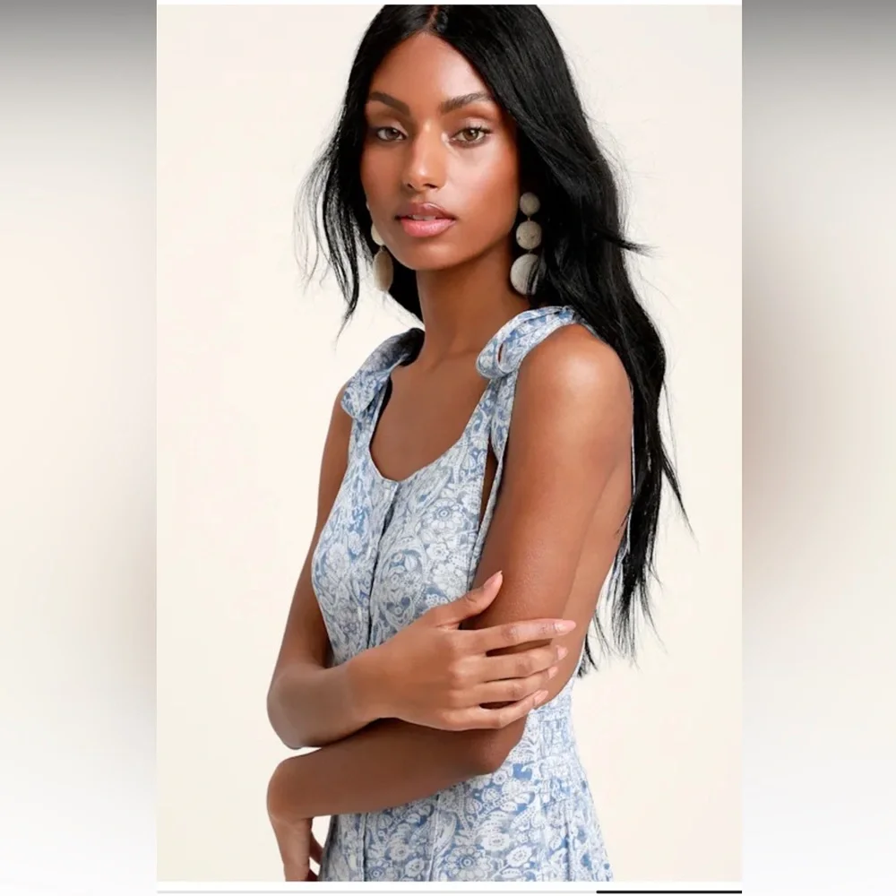 Free People Sugar Sands Wide Leg Overalls - Picture 2 of 11